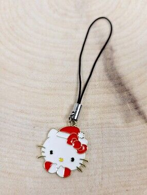 2/$20 Brand New Hello Kitty Santa Claus Key & Phone Charms Keychain